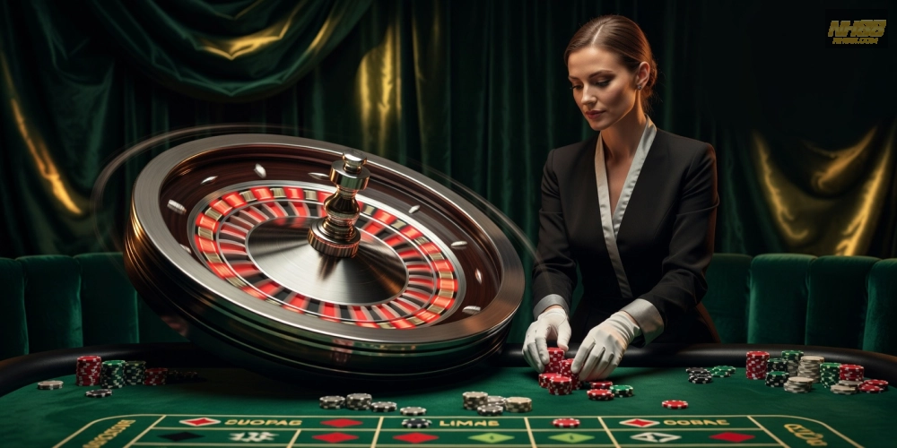 Trải nghiệm roulette live nh88 với bánh xe quay thực tế và dealer quyến rũ