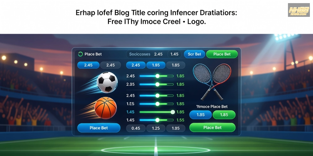 Hình ảnh minh họa khái niệm trò chơi thể thao trên nền tảng nh88 với giao diện cá cược